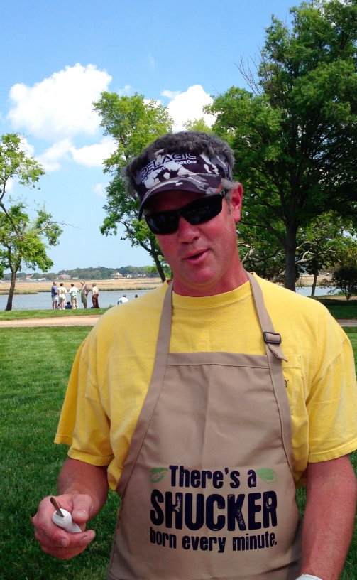 Chris challenges you to join the Oyster Shucking Contest this year